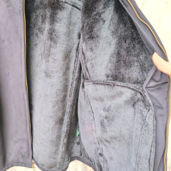 David Taylor Collection FauxSuede FauxFur Lined FullZip Heavy Coat Men's 3XL - Picture 4 of 11